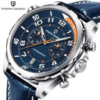 PAGANI DESIGN Watches 2026 New Strong Luminous Luxury Quartz Men Watch Fashion Leather Watch For Men Sapphire Glass Chronograph