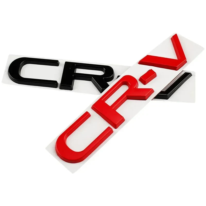 15.4cm Metal 3D Car Stickers Side Fender Badge Styling for Honda CRV Logo 2023 2024 Rear Trunk Emblem Decal Exterior Accessories