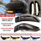 LED Dynamic Turn Signal Light For Toyota AQUA COROLLA AXIO FIELDER ALLION PRIUS C VITZ Rearview Mirror Indicator Lamp