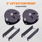 2" Suspension Lift Kit  Spacers & Shackles for Honda ACTY HA4 1990-1998 Steel