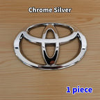 1pc 3D Car Emblem sticker For Toyota Front Grill Hood Rear Trunk Logo Corolla Camry RAV4 Hilux Yaris Prius Prado Badge Accessory
