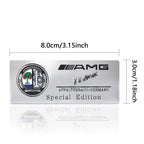 3D Aluminum Car Side Body Trunk Emblem Decoration Sticker For Mercedes Benz AMG Class GLK GLA CLA GLB W108 W447 W204 W205 Fortwo