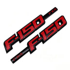 3D ABS F150 FX4 Car Emblem Badge Sticker For Ford F-150 FX4 Pickup Truck Side Fender Rear Tailgate Logo Decal Accessories
