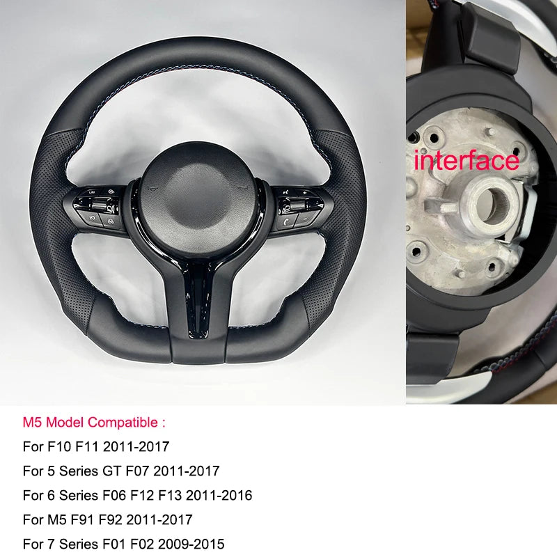 F01 F06 F10 F11 F15 F20 F21 F22 F30 F31 F32 F36 E70 E90 M3 M4 M5 For BMW 3 5 Series Manual Steering Wheel Without Paddle