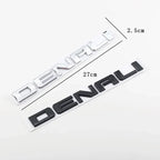 3D ABS DENALI Logo Rear Boot Trunk Side Fender Emblem Badge Sticker Decals Car Styling Accessories For Chevrolet SIERRA Ford GMC