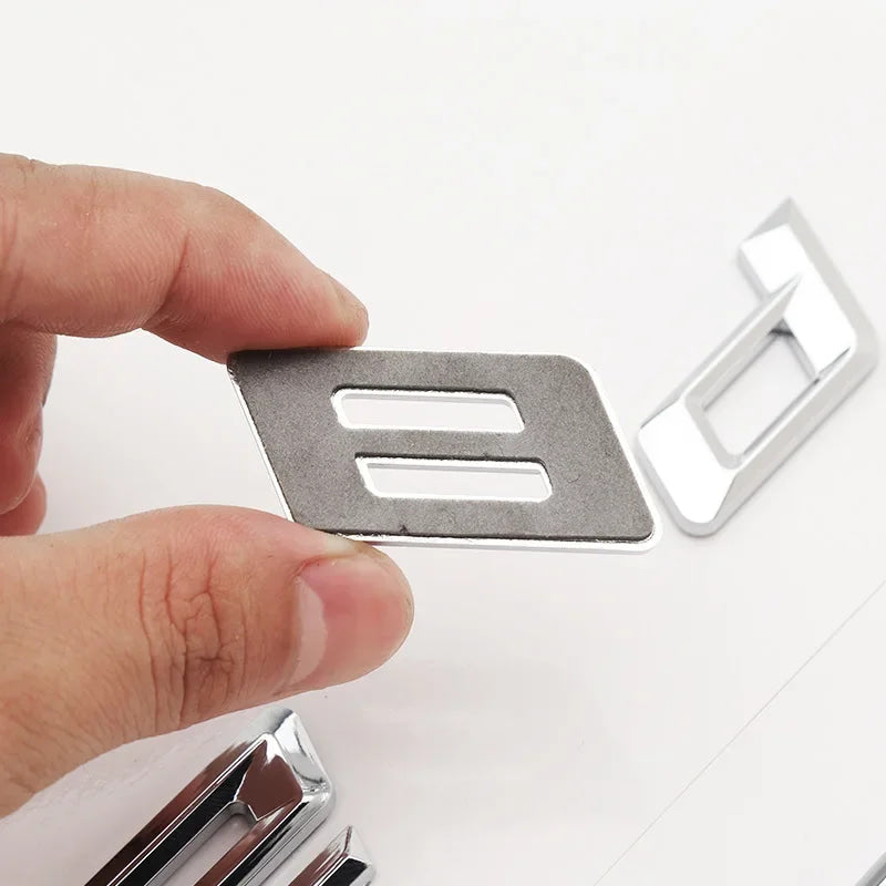 3D ABS M-Standard Sports Competition Emblem Rear Trunk Logo Sticker For BMW M1   X2 X3M X4M X5M X6M X7M Auto Modification  Badge