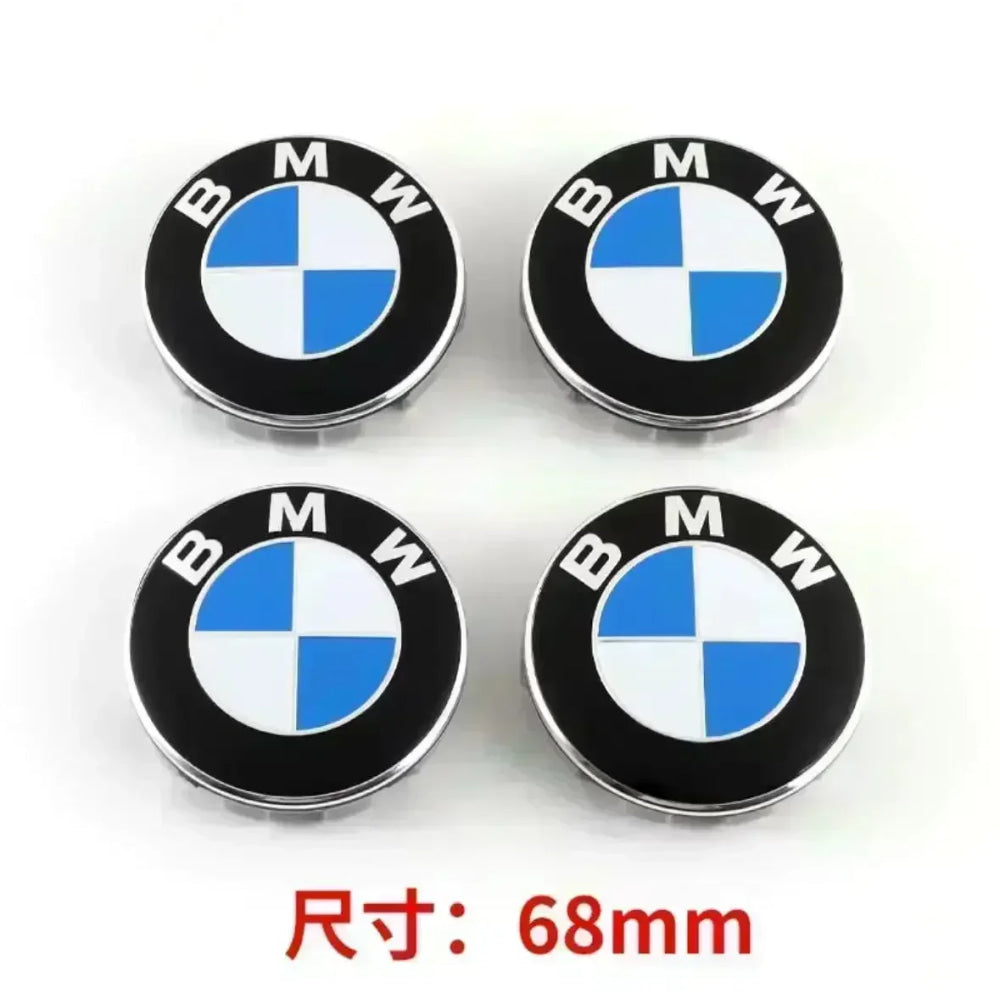 4Pc 56mm 68mm BMW Emblem For b-BMW Wheel Hub Caps For BMW 3 Series 5 Series E60 E90 F10 F30 E46 E39 X5 E53 E70 E38 Z4