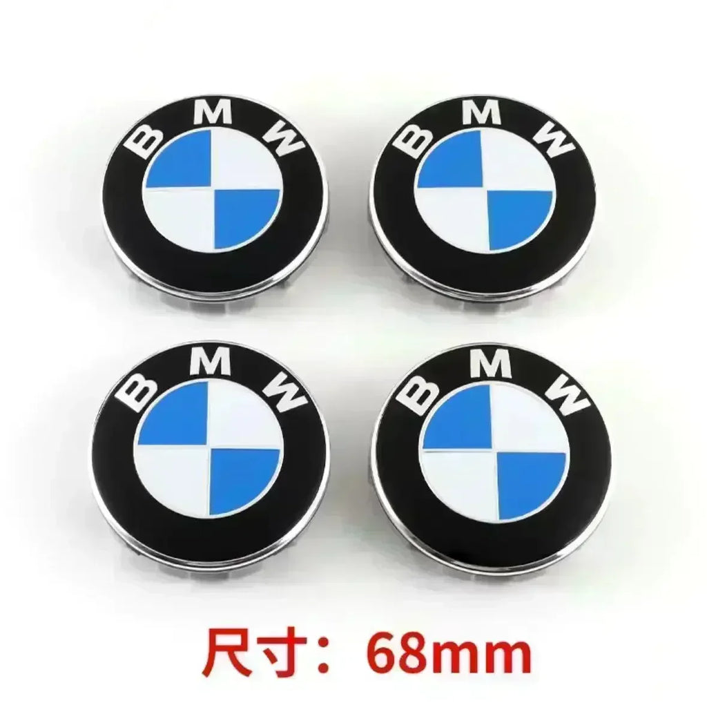 4Pc 56mm 68mm BMW Emblem For b-BMW Wheel Hub Caps For BMW 3 Series 5 Series E60 E90 F10 F30 E46 E39 X5 E53 E70 E38 Z4