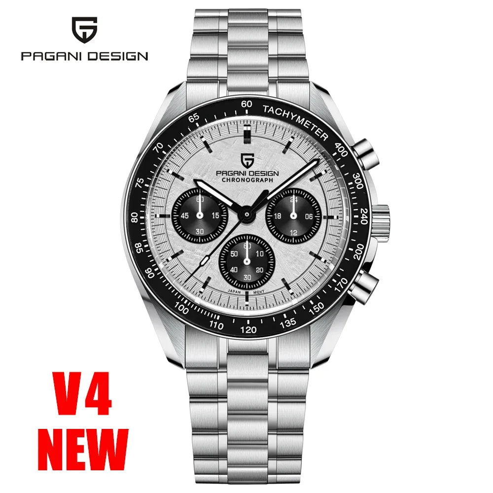 2025 New PAGANI DESIGN AK Project Mars Men's Watches Luxury Quartz Watch Men AR Sapphire Speed Sport Chronograph Automatic Date
