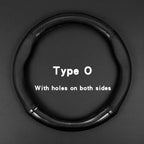 Universal Car Steering Wheel Cover Carbon Fiber Leather Three-dimensional Anti Slip, Timple And Fashionable Car Accessories