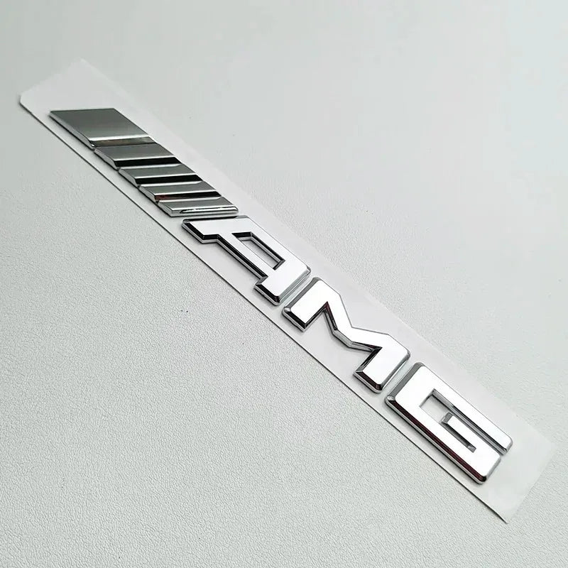 Logo AMG Emblem Letters Car Trunk Badge Mercedes Benz W204 W205 W176 W177 W212 W213 AMG Sticker Accessories ASD