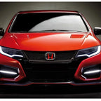 3D Chrome 'H' Emblem for Honda - Steering Wheel Badge ABS Car Front Grill Trunk Sticker Auto Styling Accessories