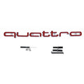 Quattro Emblem 3D ABS Car Front Grille Emblem For Audi A3 A4 A5 A6 A6L A7 A8 Q3 Q5 Q7 S3 S4 S5 RS3 RS4 RS6 Badge Accessories