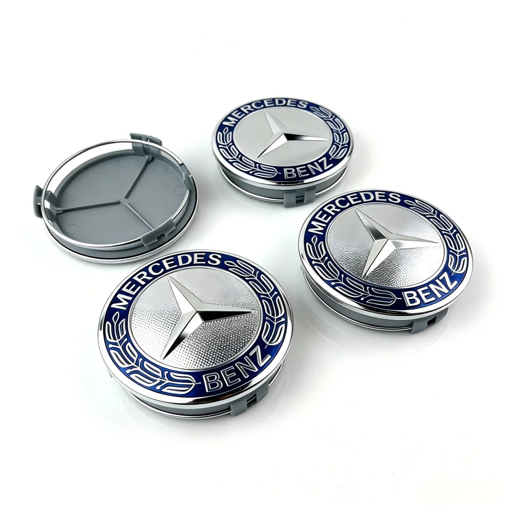 Car Wheel Center Logo Hub Cap 4pcs 75mm For Mercedes Benz AMG W204 C218 A207 C117 CLA CLS E Class W212 S212 X166 W176 W205 W246