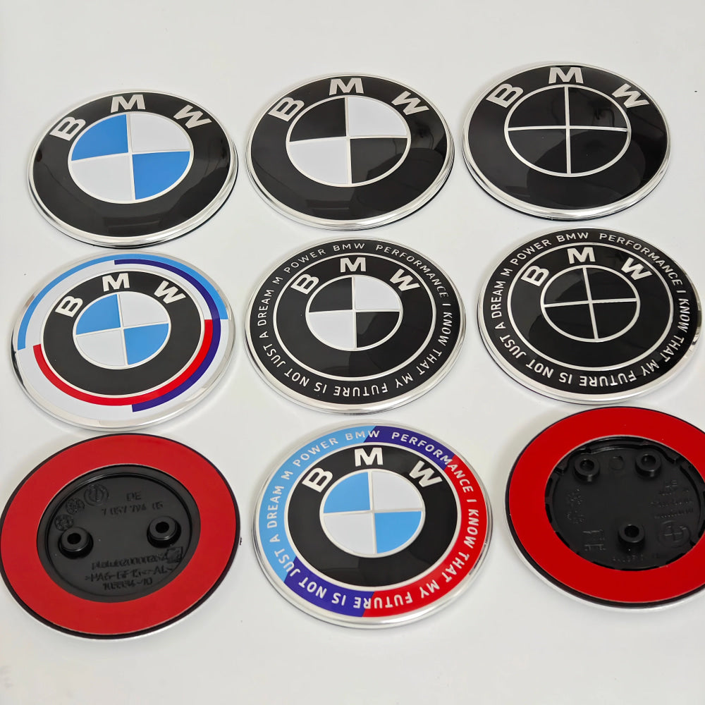 For BMW F20 F22 F23 F30 F80 F31 F34 F32 F82 F33 F10 F11 E81 E87 E63 E64 1Pcs 2 Holes 3 Holes Hood Emblem Trunk Badge Accessories