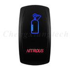 Waterproof 5 Pins SPST On/Off Rocker Switch Blue & Red Led 20A/12V 10A/24V Toggle Switch GPS for Cars,Trucks, RVs, Boats