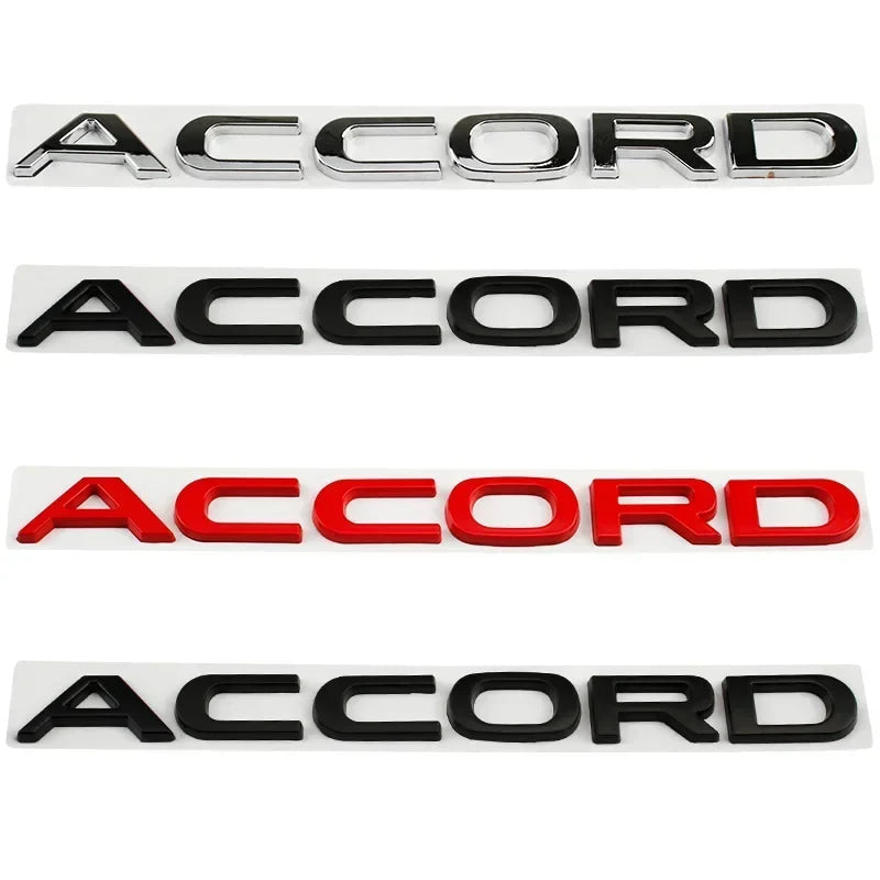 Metal Logo Badge Stickers Trunk Side Wing Emblem Fender Decal For Honda Accord Mugen Power Civic Grand Vitara Swift Car Styling