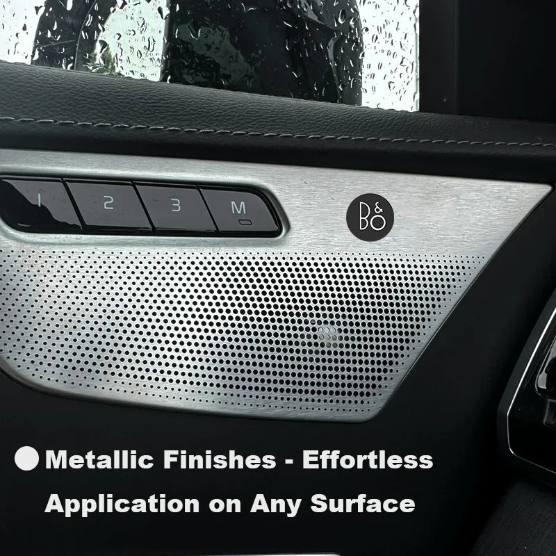 Chevrolet 3D Aluminum Car Audio Stickers Fit For Silverado Impala Malibu Equinox Cruze Camaro Tahoe/Suburban Blazer Spark Aveo