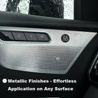 Chevrolet 3D Aluminum Car Audio Stickers Fit For Silverado Impala Malibu Equinox Cruze Camaro Tahoe/Suburban Blazer Spark Aveo