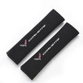 Car Seatbelt Shoulder Pad Cover Carbon Fiber Seat Belt Protector for Corvette C1 C2 C3 C4 C5 C5 C6 C7 C6-R C8