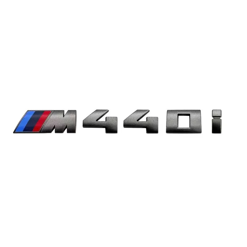 5.5cm for M logo new gray ABS sticker trunk badge for BMW M330i M340i M430i M440i M530i M540i M550i decoration accessories.