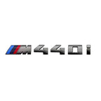 5.5cm for M logo new gray ABS sticker trunk badge for BMW M330i M340i M430i M440i M530i M540i M550i decoration accessories.