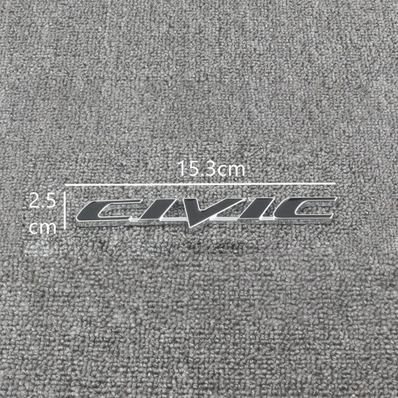 Car Emblem Decals VTEC IVTEC Metal Badge Sticker Accessories For Civic cb400 i-VTEC vfr800 cb750 Accord Odyssey CRV Pilot FIT