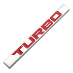 3D Metal Turbo Logo Car Rear Trunk Emblem Badge Sticker Accessories For Audi Volkswagen Ford Nissan Toyota Honda Jeep Volvo Opel