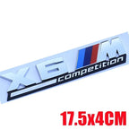1PCS Car Stickers Car Trunk Sticker Car Badge For BMW X3 X4 F25 F26 G01 G02 X5 G05 X6 F15 F16 E70 E71 M Competition
