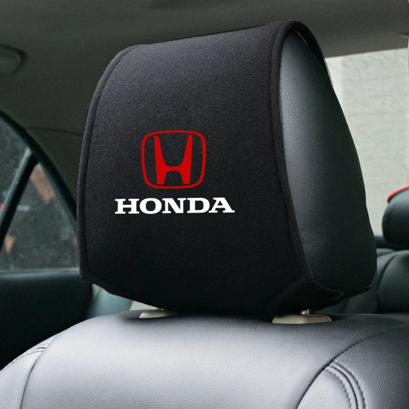 Car Interior Accessories Super Soft Cotton Headrest Cover For Honda Odyssey Spirior CRV Civic XR-V HR-V City Accord Jazz