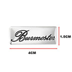 Chevrolet 3D Aluminum Car Audio Stickers Fit For Silverado Impala Malibu Equinox Cruze Camaro Tahoe/Suburban Blazer Spark Aveo