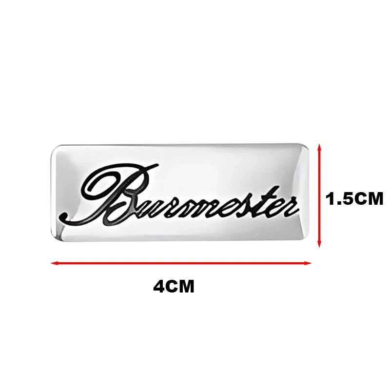 Chevrolet 3D Aluminum Car Audio Stickers Fit For Silverado Impala Malibu Equinox Cruze Camaro Tahoe/Suburban Blazer Spark Aveo
