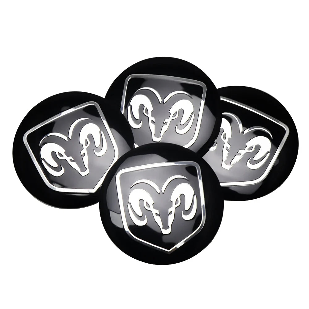 56MM Car Wheel Center Cover Sticker Hub Cap Accessories For Dodge Durango Caliber Dakota Neon SRT SXT Nitro Avenger Dart Viper