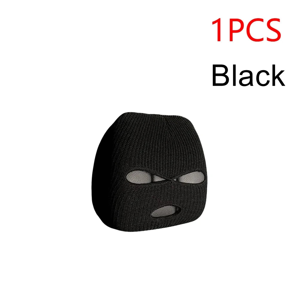 Universal Car Headrest Cover Car Seat Face Mask Ski Mask Halloween Christmas Funny Decoration for Tesla BMW Ford Volkswagen Kia