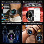2026 New ECG AI Health Smartwatch for Men 1.53"AMOLED BP/Heart Rate Monitor BT Call IP68 Waterproof Smart Watch for Android IOS