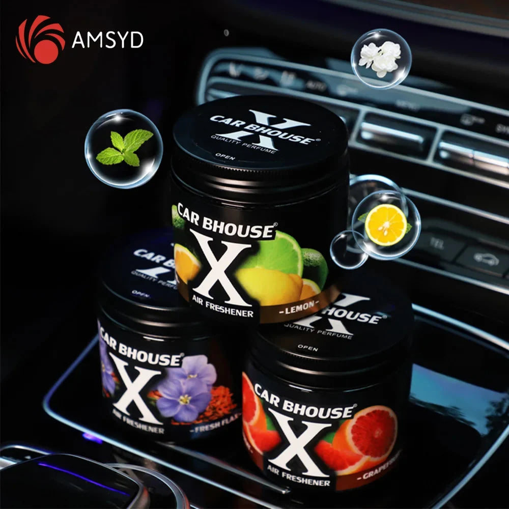 Car Air Freshener Solid Cologne Lavender Lemon Auto Accessories Vanilla Good Smell Odor Eliminator Essential For Home Closet