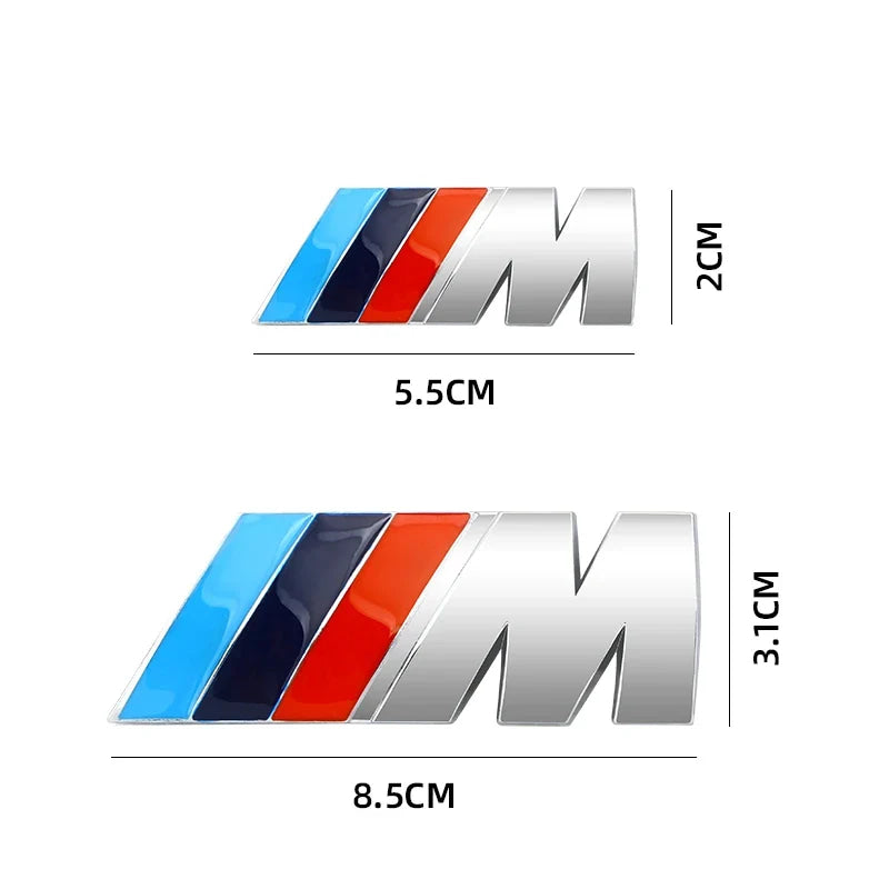 3D Metal Car Rear Trunk Emblem For BMW M Power E39 E46 E30 E36 G20 E87 E60 E90 Tail Letter Sticker Decoration