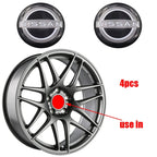 4pcs 3D 68mm 65mm Nissan new car emblem Wheel Center Hub Cap auto Rim refit dust-proof badge covers sticker styling accessories