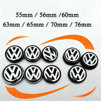 Abs - 4pcs 55mm 56mm 65mm 70mm Car Styling Wheel Center Cap Hub Covers Badge Accessories For VW Volkswagen 3B7601171 1J0601171