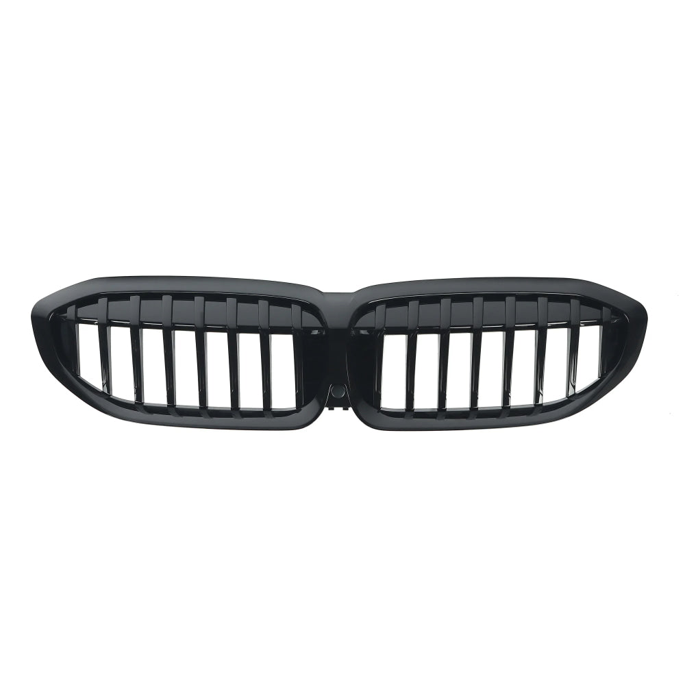MagicKit FOR BMW 3 SERIES G20 G21 2019+ FRONT KIDNEY GRILLE GRILL GLOSS BLACK SINGLE BAR
