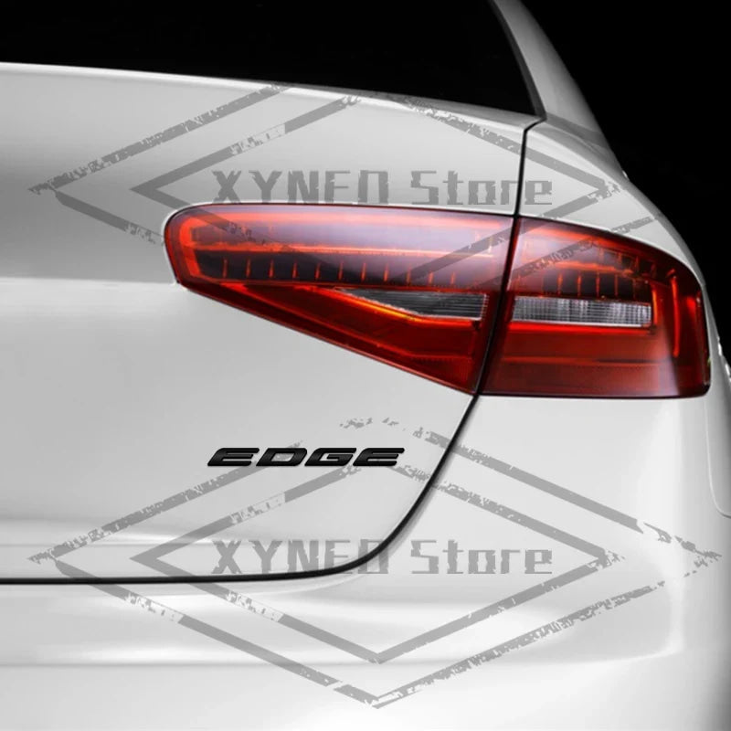 Car Sticker Metal For Ford Edge Logo ST Line Emblem Badge Trunk Decal Auto Accessories