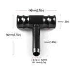 Gear Shift Knob Aluminum T Handle Shifter Car Knob Joystick Style Gear Stick Lever Shift Fit Most Automatic Manual Transmissions