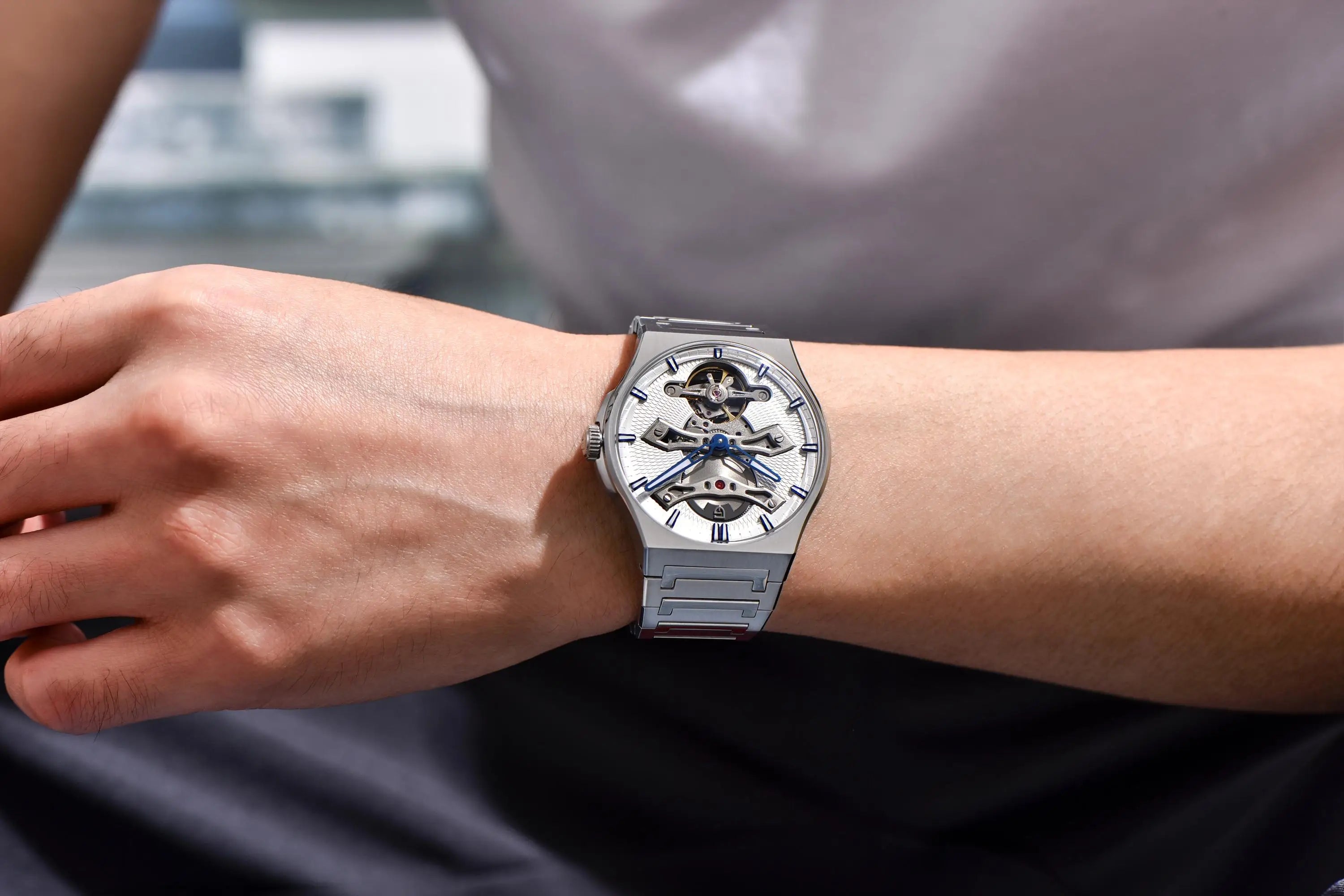 PAGANI DESIGN New 42MM Hollow Tourbillon Luxury Men Mechanical Watch Sapphire Glass Automatic Watches For Men Relojes hombres