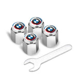 4Pcs Metal Tire Valve Stem Caps Fit BMW X Series M Series Car Accessories