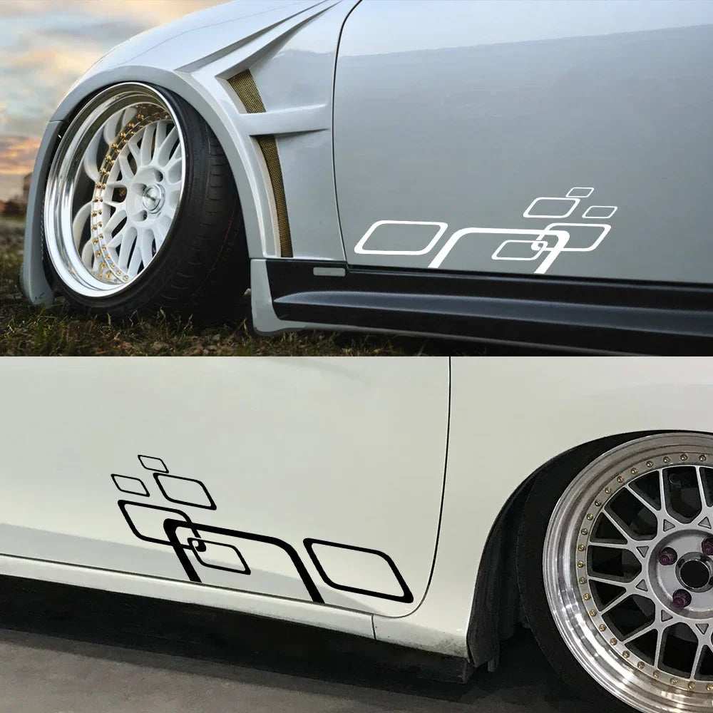 Car Side Sticker Racing Sport Decal for VW Transporter Touran Caddy Ford Transit Fiat Ducato Reanult Trafic Citroen Berlingo