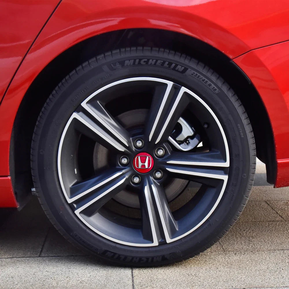 4pcs 56/58/60/69mm Car Wheel Center Hub Caps Accessories For Honda Type R Type S VTEC DOHC Modulo Vezel Legend Si RR Insight