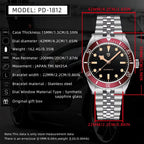 PAGANI DESIGN BB58 Retro Mens Watches 2026 Luxury Automatic Watch For Man Mechanical Wristwatch AR Sapphire Waterproof Men Gift