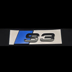 3D ABS Chrome Green Yellow Purple Blue Black Logo S3 Emblem Sticker Car Rear Trunk Badge For Audi S3 8V 8P 8L 8Y S 3 Accessories