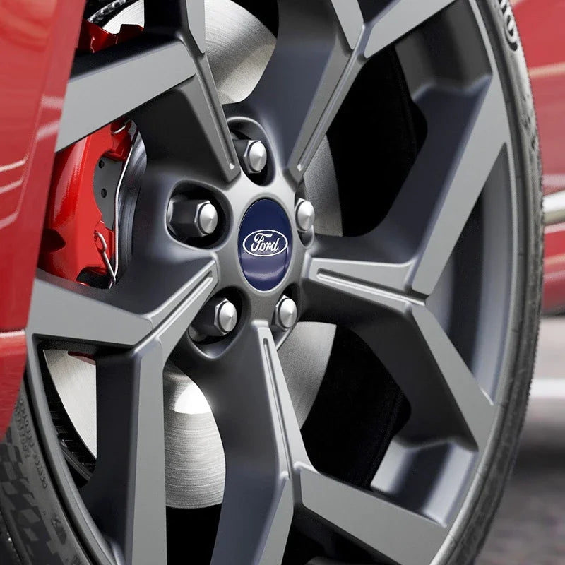 4pcs 60 56mm 65mm Car Wheel Center Hub Caps Stickers Badge For Ford Puma EV Fairlane Transit Connect Cortina Lotus Auto Upgrade