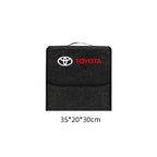 Car interior sticker Car Trunk Storage Box Foldable Felt Organizer Stowing Tidying Box For Toyota Corolla Camry rav4 Yaris hilux